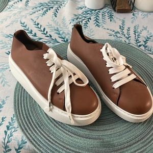 Prada Montana Leather Sneakers